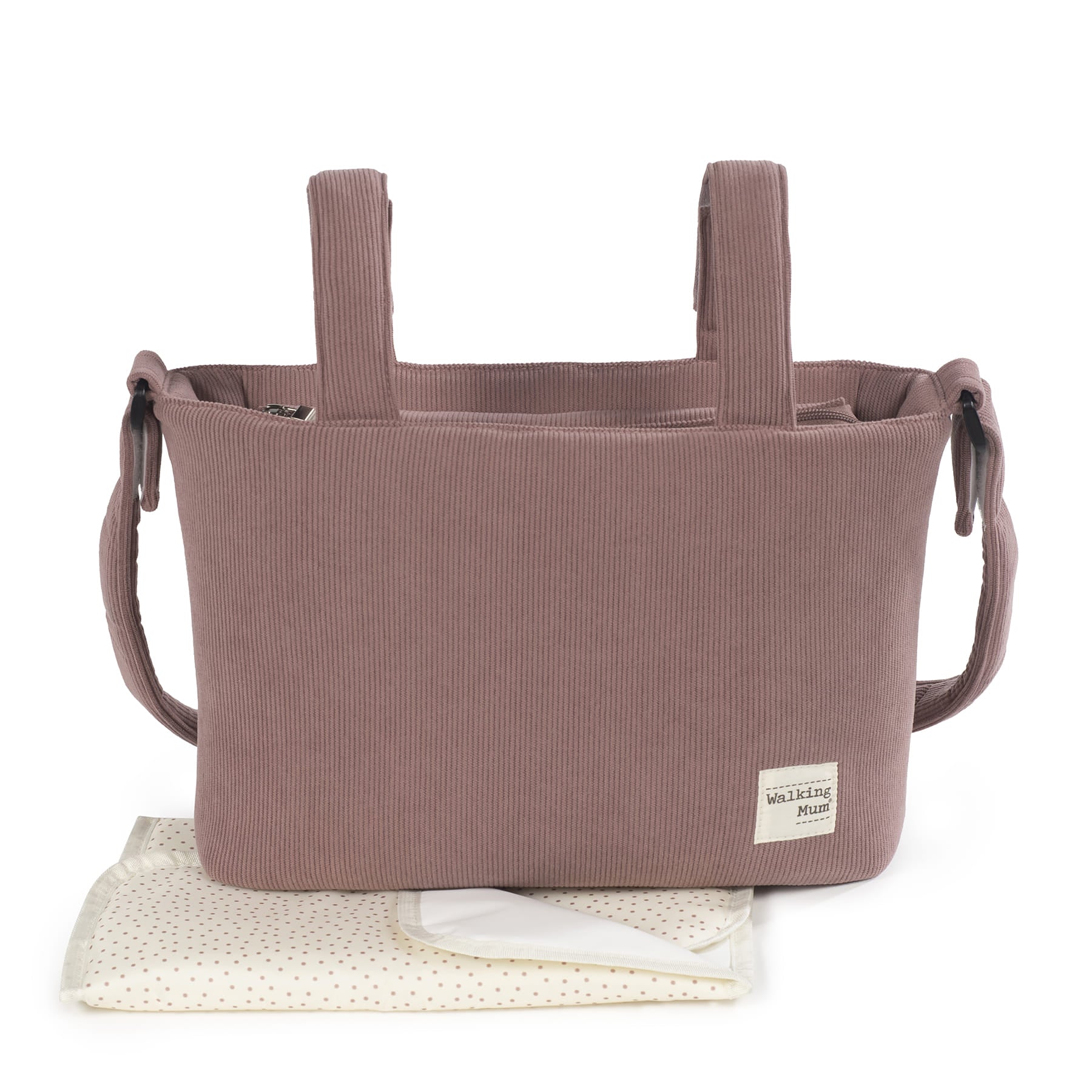 Pasito a Pasito Borsa Fasciatoio Velluto a Coste - Linea Gala Cerise