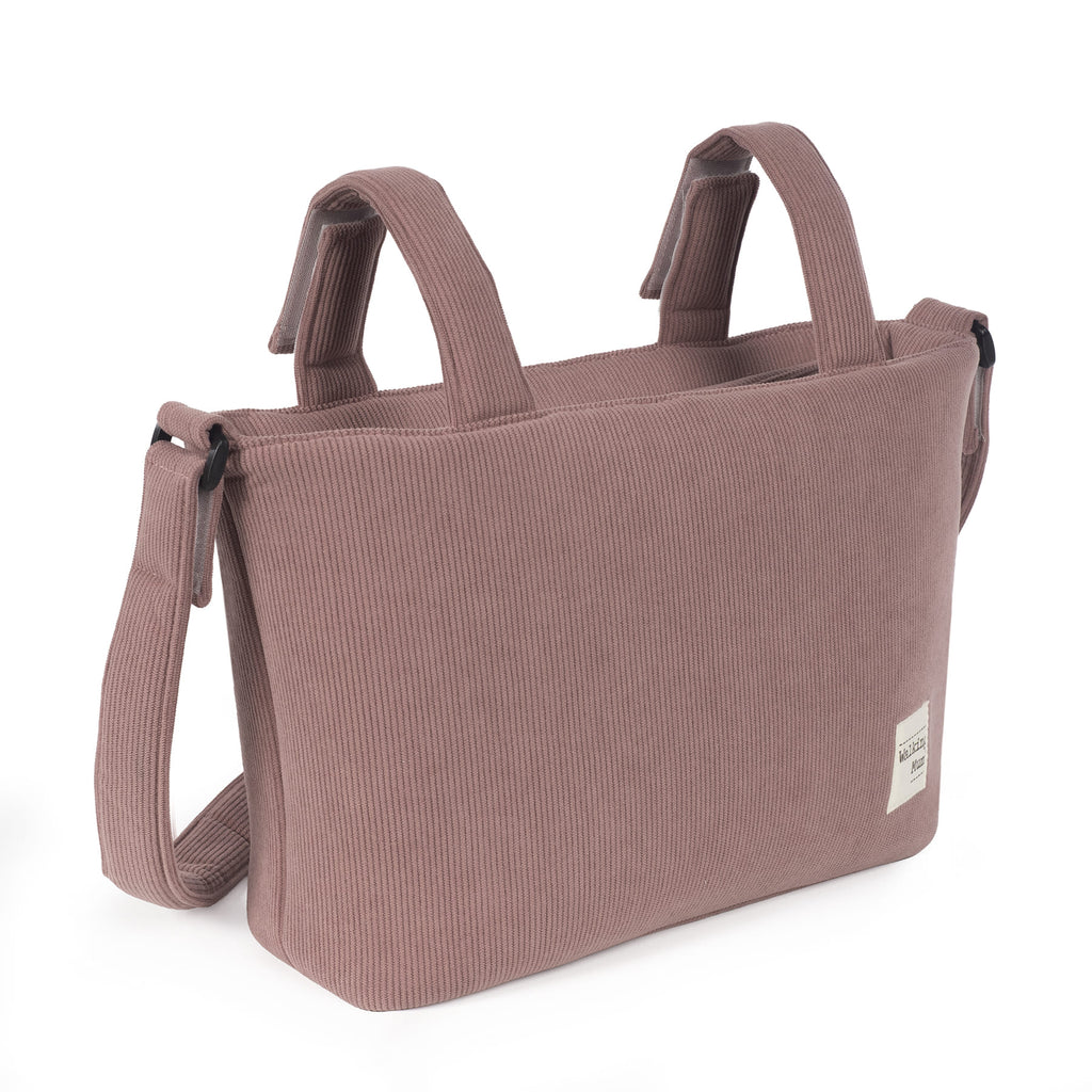 Pasito a Pasito Borsa Fasciatoio Velluto a Coste - Linea Gala Cerise