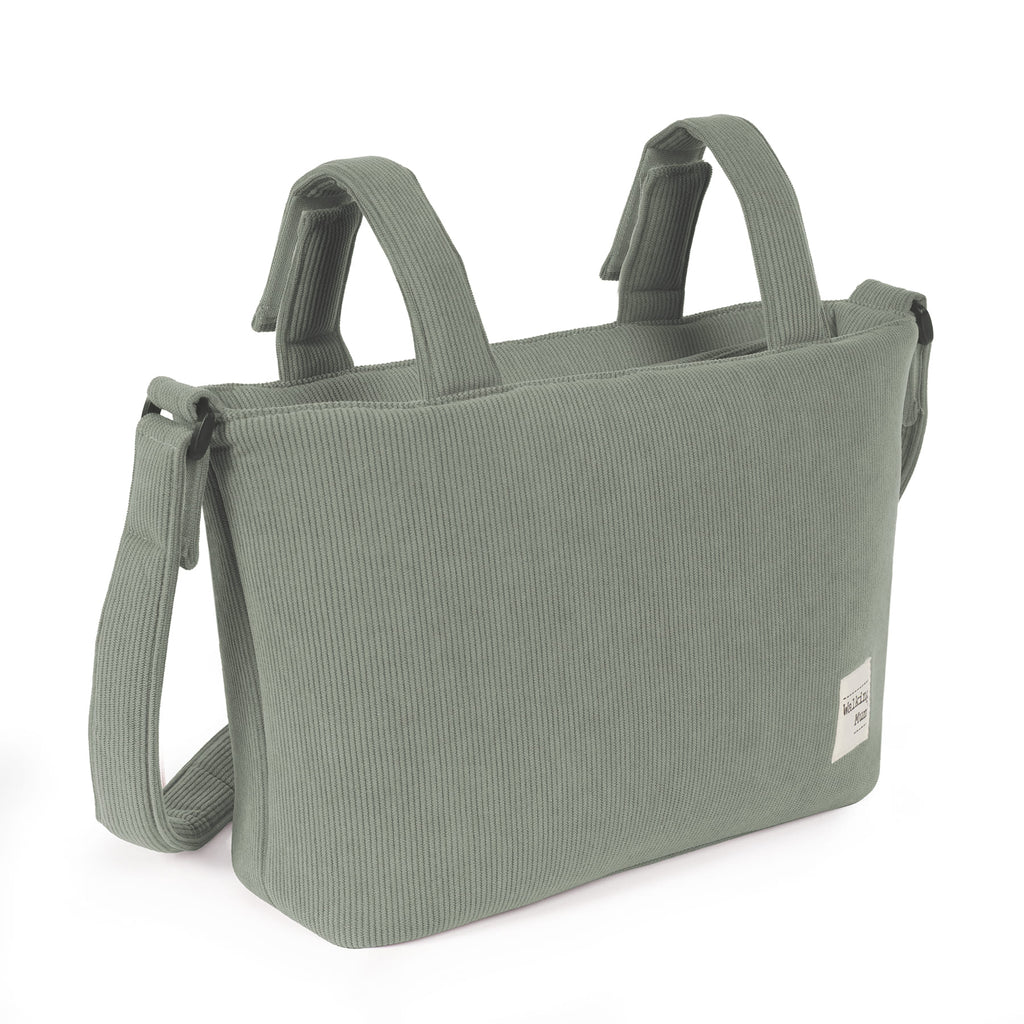 Pasito a Pasito Borsa Fasciatoio Velluto a Coste - Linea Gala Menta