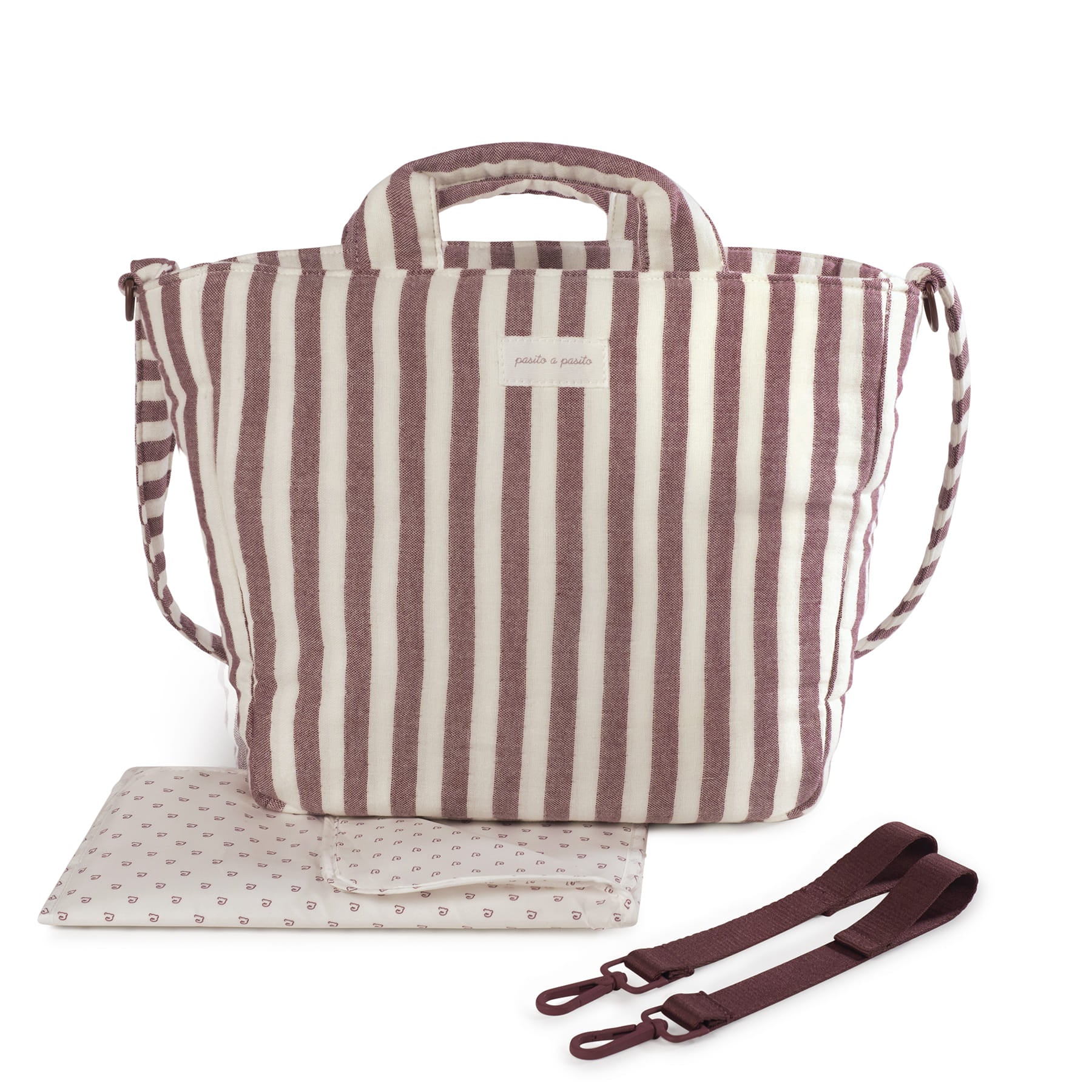 Pasito a Pasito Borsa Fasciatoio - Linea Cherry Stripes