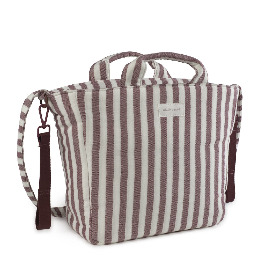 Pasito a Pasito Borsa Fasciatoio - Linea Cherry Stripes