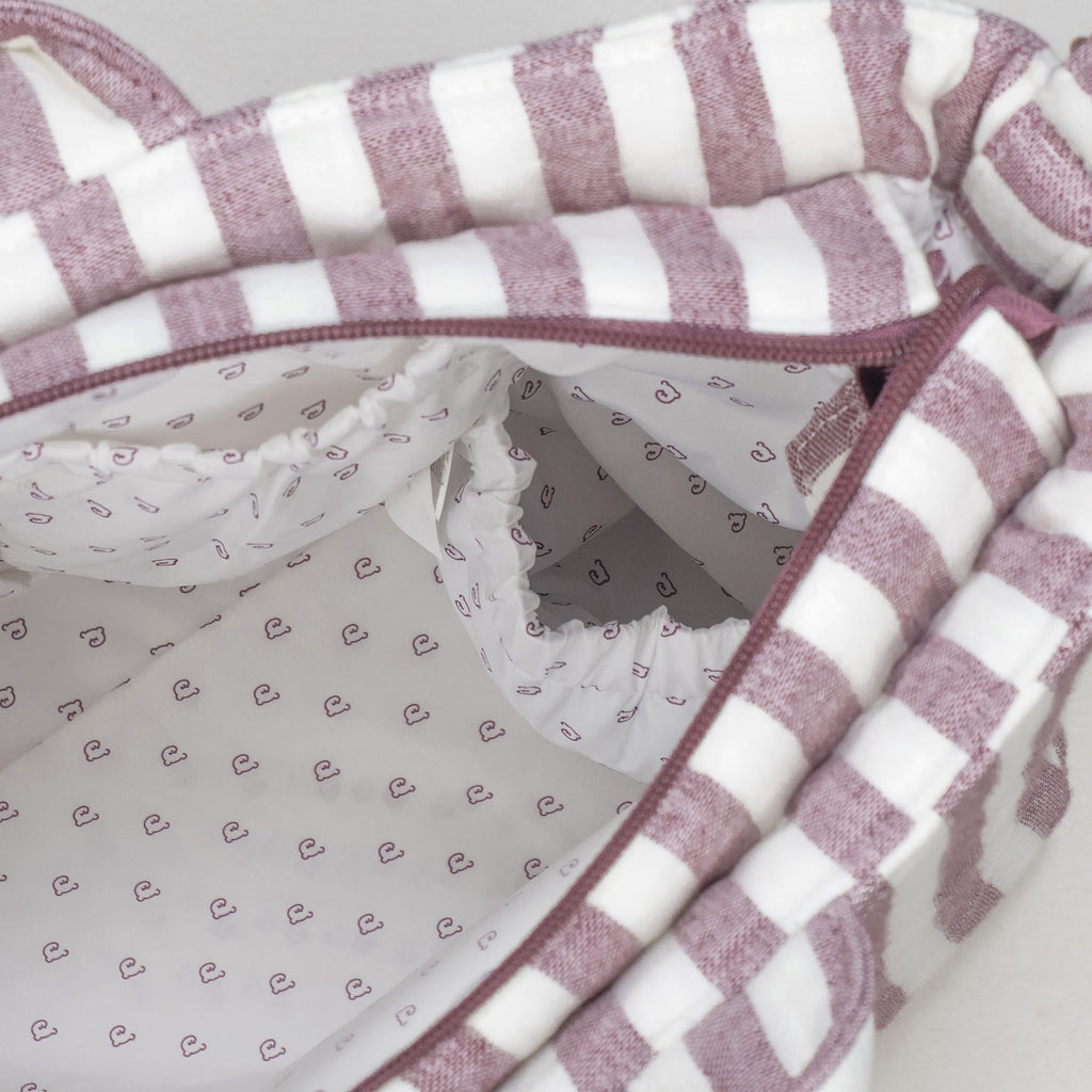 Pasito a Pasito Borsa Fasciatoio - Linea Cherry Stripes