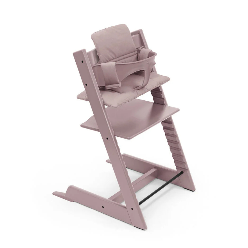 Stokke Promo Tripp Trapp Heather Mauve con Newborn e Baby Set