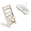 Stokke Promo Tripp Trapp Vanilla White con Newborn