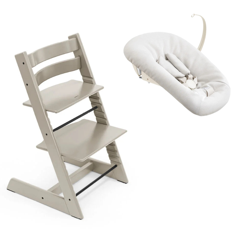 Stokke Promo Tripp Trapp Cashmere Gray con Newborn