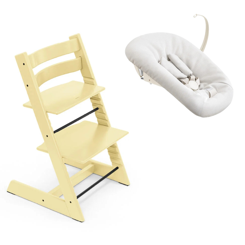 Stokke Promo Tripp Trapp Lemon Yellow con Newborn