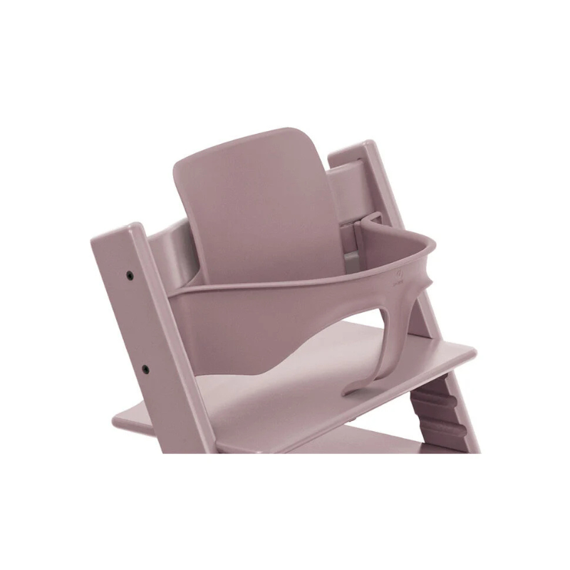 Stokke Promo Tripp Trapp Heater Mauve con Baby Set e vassoio