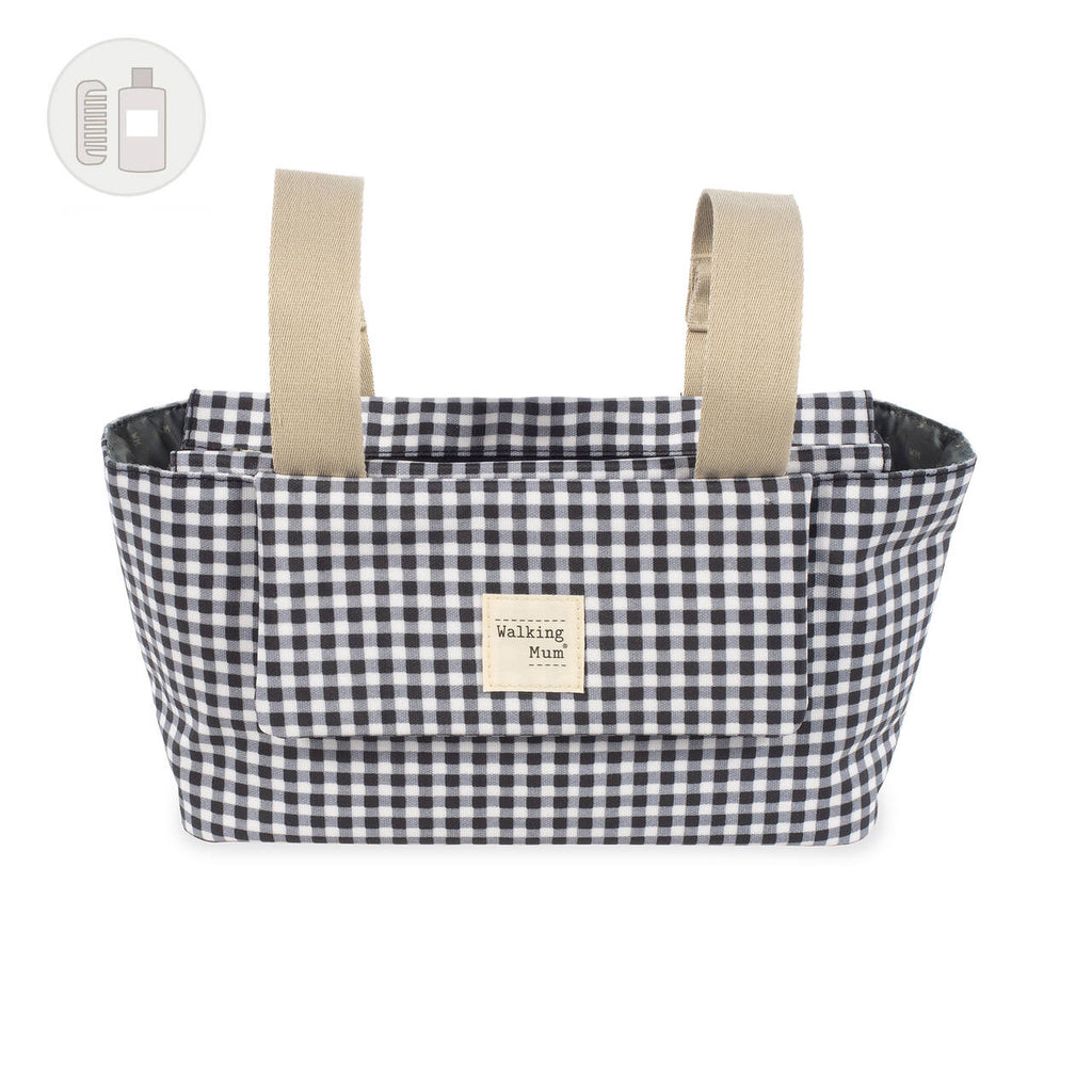 Pasito A Pasito Organiser I Love Vichy Nero- Linea Walking Mum