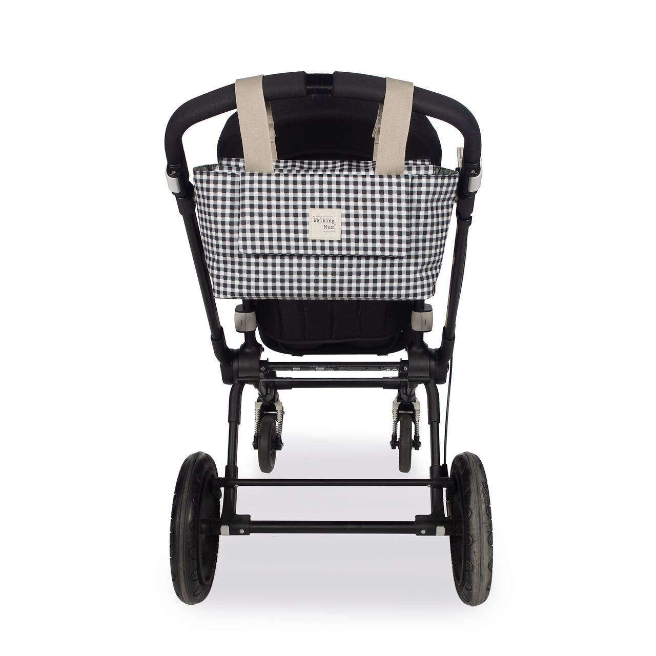 Pasito A Pasito Organiser I Love Vichy Nero- Linea Walking Mum