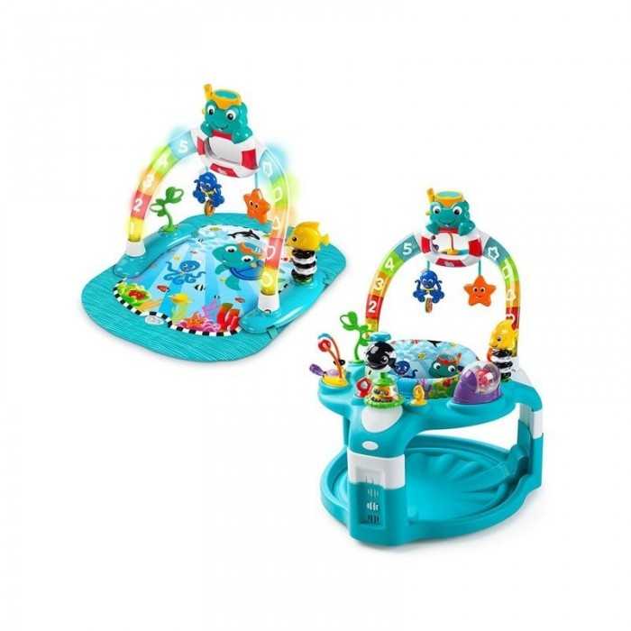 Activity Center Bright Starts 2 in 1 Gym & Saucer