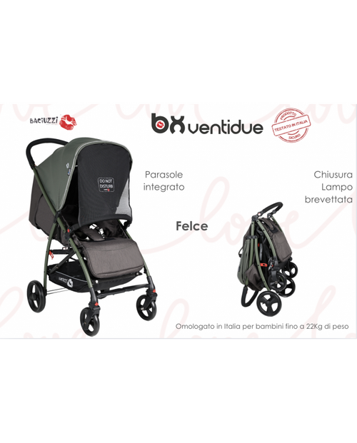 Baciuzzi passeggino BX 22 Felce