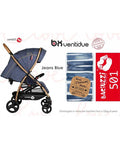 Baciuzzi passeggino BX 22 Jeans Blue
