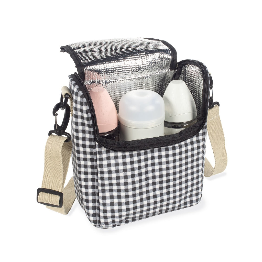 Pasito a Pasito Borsa Pappa I Love Vichy Nero