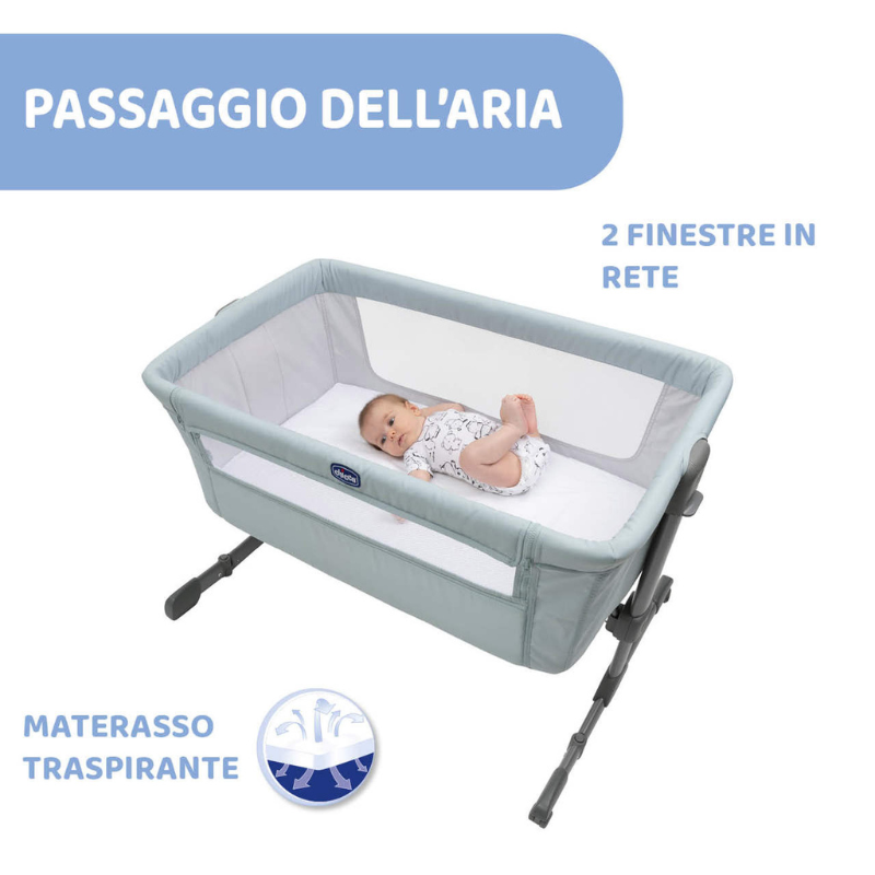 Chicco Next2Me Essential Mint Re_Lux