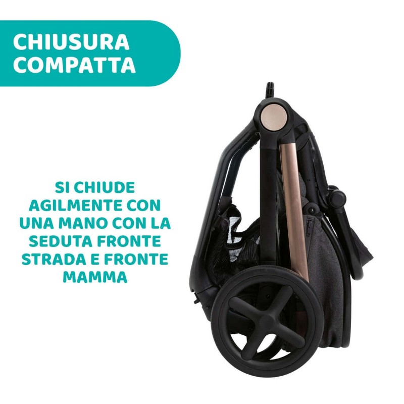 Chicco Trio Mysa Black Satin