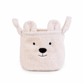Childhome Cesto Portaoggetti 25X20X20 cm Teddy Off White