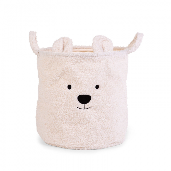 Childhome Cesto Portaoggetti 40X40X40 cm Teddy Off White