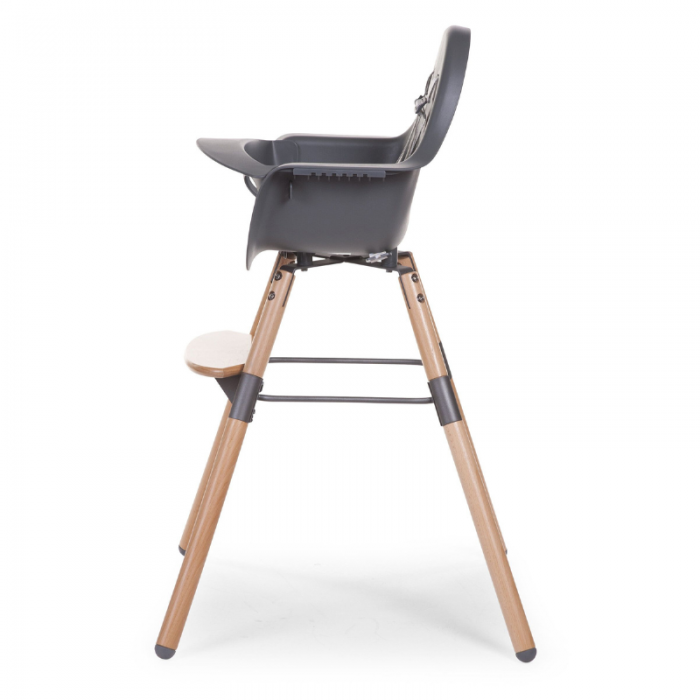 Childhome Seggiolone Evolu 2 in 1 Legno/Antracite