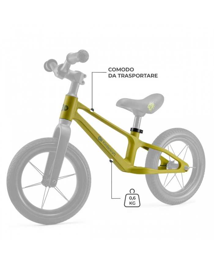 Kinderkraft Bicicletta per Bambini ETER Gialla
