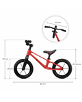 Kinderkraft Bicicletta per Bambini ETER Rosso