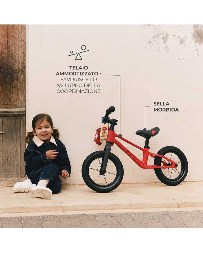 Kinderkraft Bicicletta per Bambini ETER Rosso