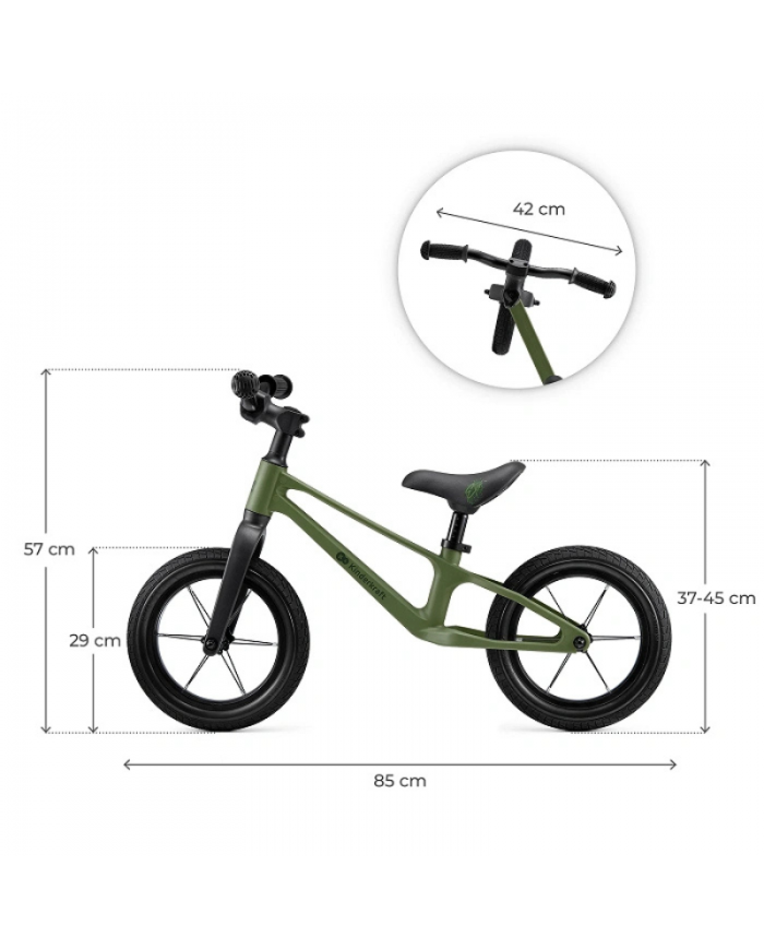 Kinderkraft Bicicletta per Bambini ETER Verde