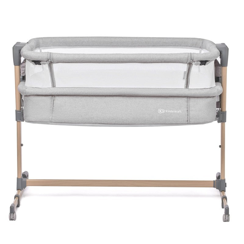 Kinderkraft NESTE AIR Culla Co-sleeping Legno Grigio Chiaro