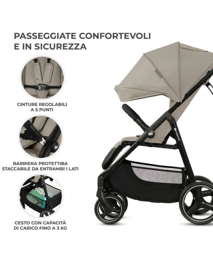 Kinderkraft Passeggino Leggero 0-25kg TRIG3 Beige