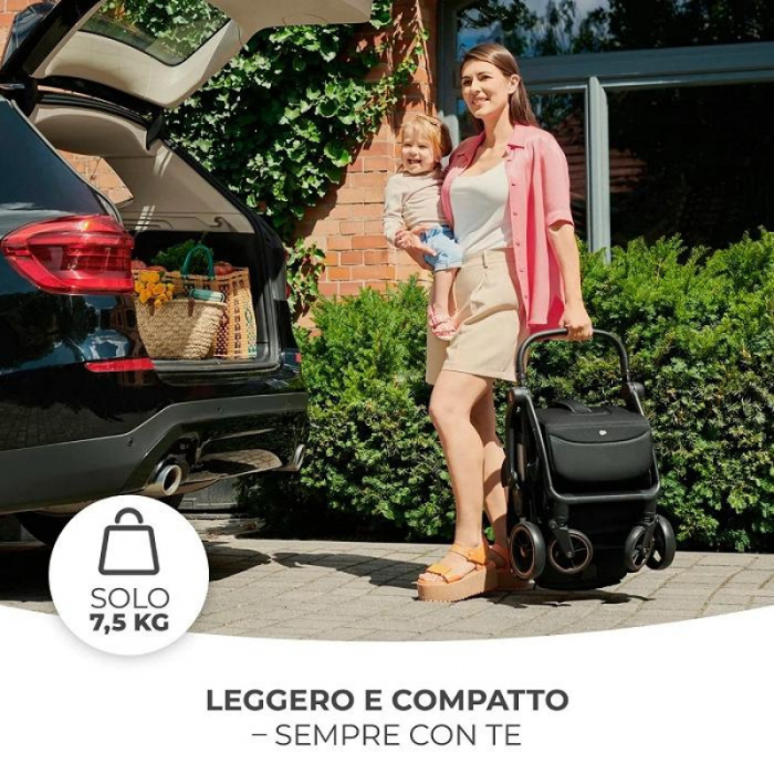 Kinderkraft passeggino leggero Apino Black