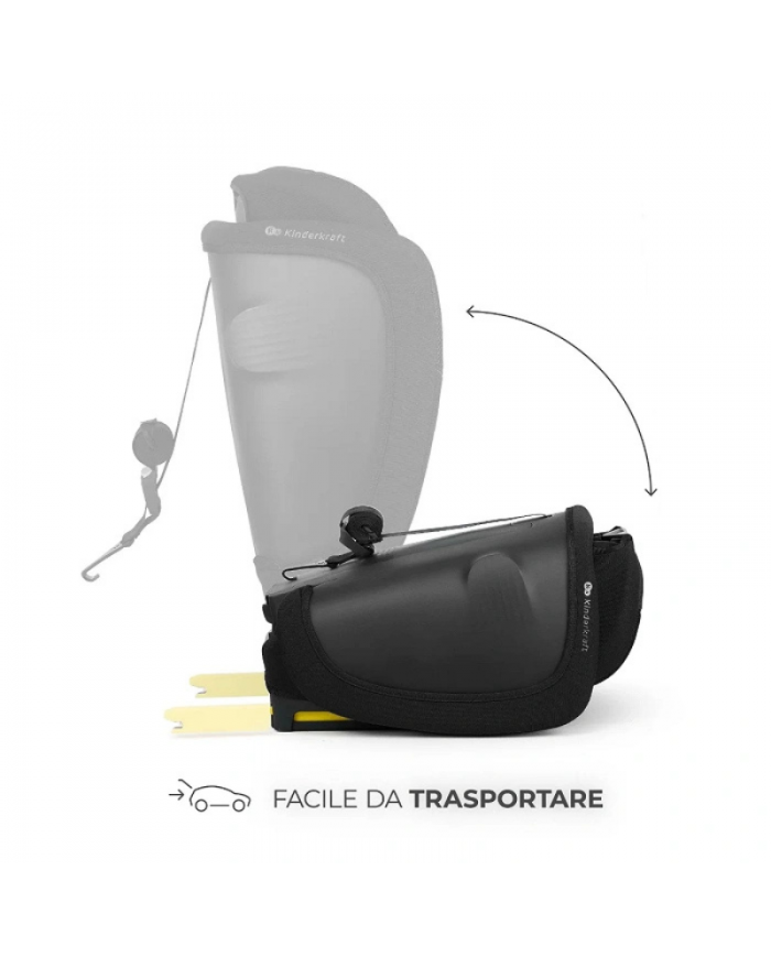 Kinderkraft Seggiolino auto 9-36kg FIX2GO Nero