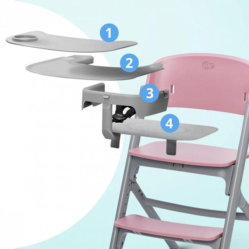 Kinderkraft Seggiolone pappa LIVY Wood