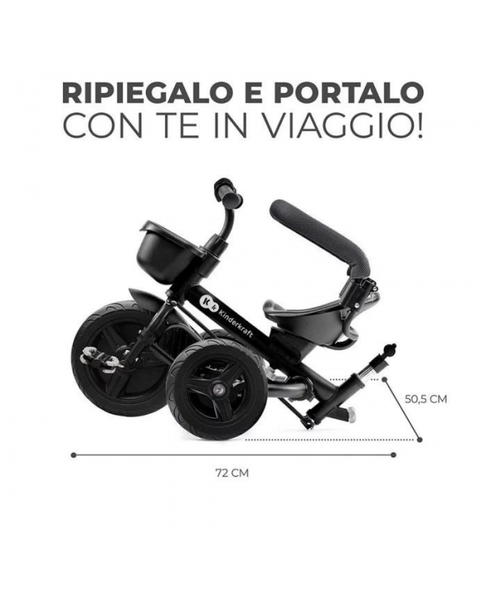 Kinderkraft Triciclo Aveo Malachite Grey