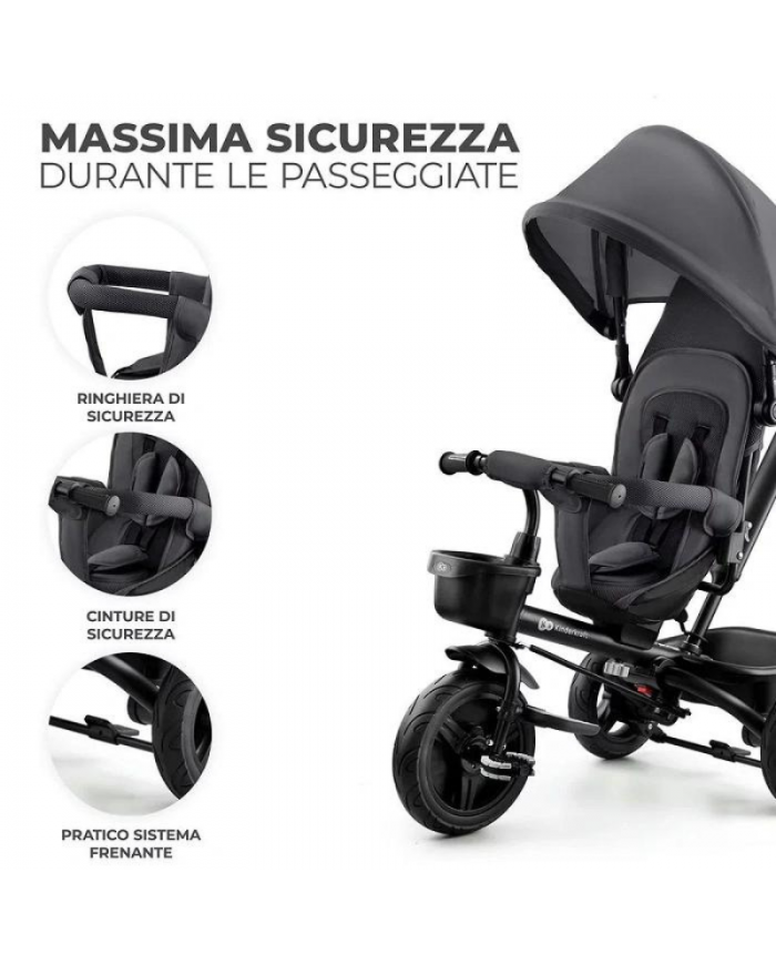 Kinderkraft Triciclo Aveo Malachite Grey
