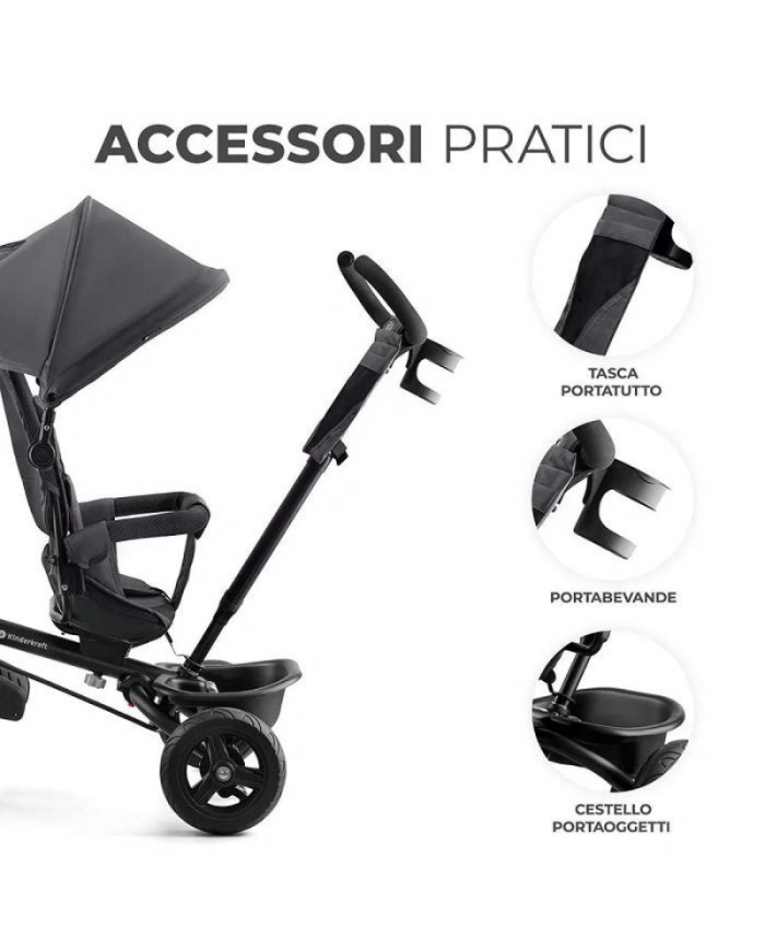 Kinderkraft Triciclo Aveo Malachite Grey
