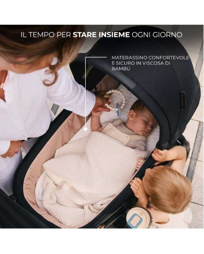 Kinderkraft DUO Passeggino ,Carrozzina e Borsa NEA 2 PLATINUM GREY