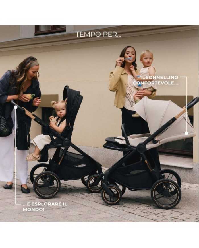 Kinderkraft DUO Passeggino ,Carrozzina e Borsa NEA 2 SOFT BEIGE