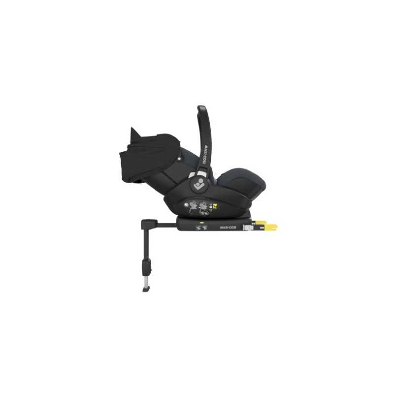 Maxi Cosi Seggiolino Auto Marble Essential Black Con Base Isofix + Dispositivo Antiabbandono in OMAGGIO