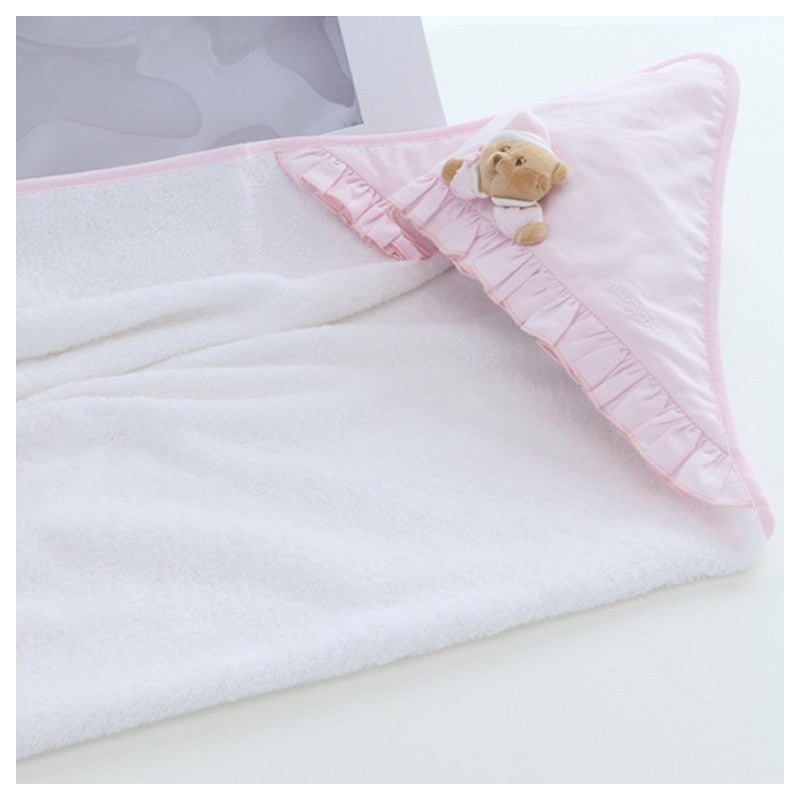 Nanan Accappatoio Nascita Rosa - Linea Puccio