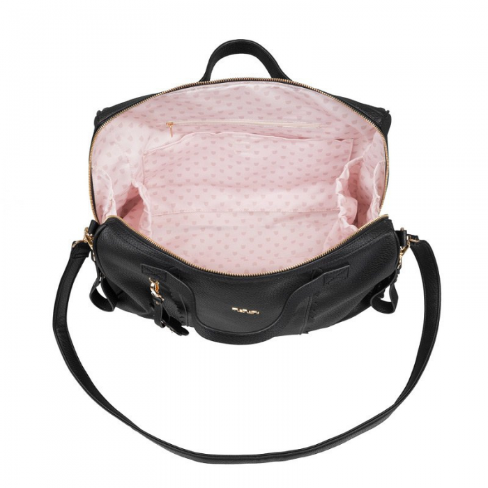 Nanan Borsa Da Passeggio Ecopelle Nera