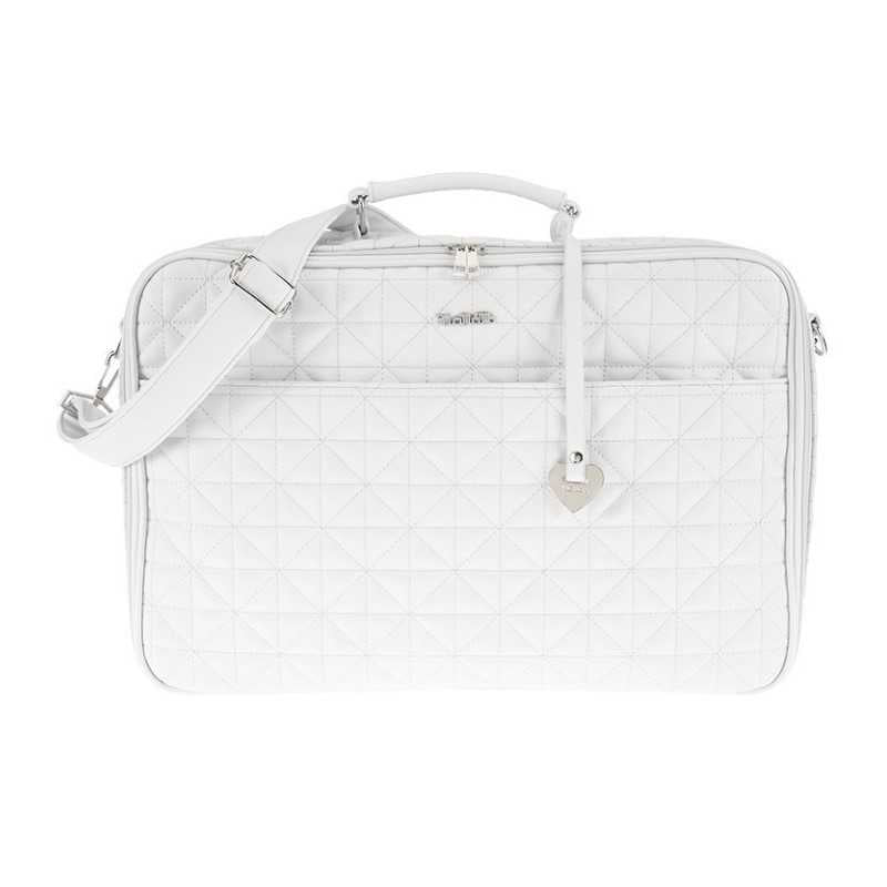 Nanan Borsa Mamma Trapuntata Bianca - Linea Pastello