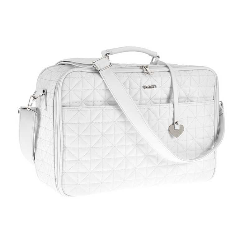 Nanan Borsa Mamma Trapuntata Bianca - Linea Pastello