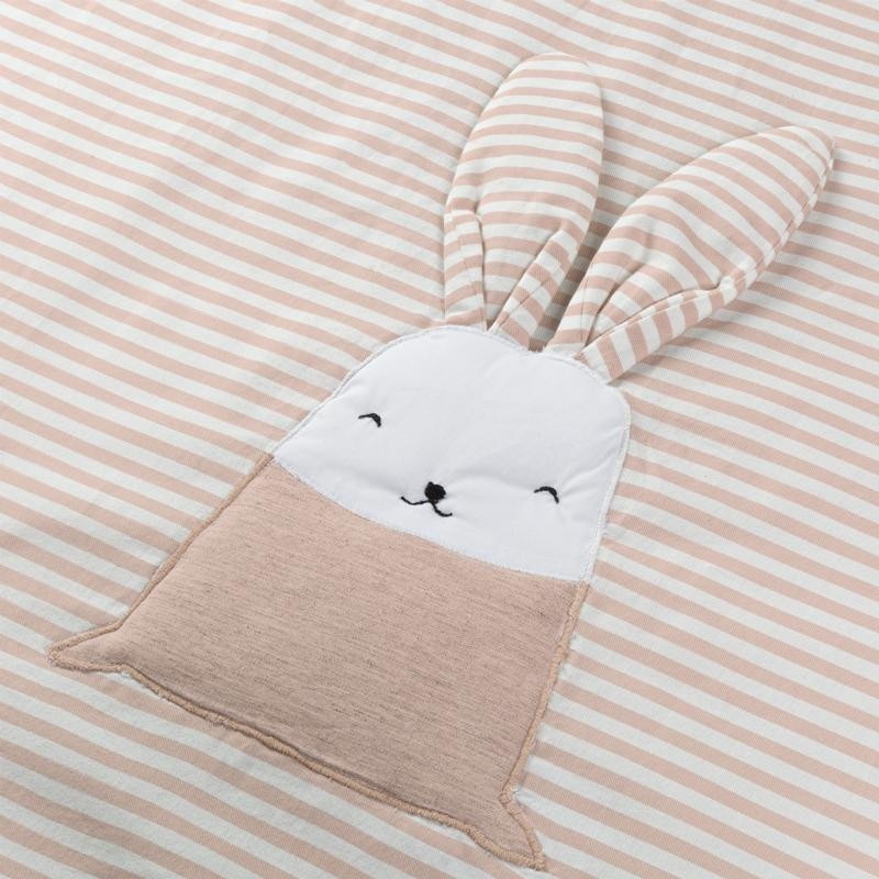 Nanan Coperta Carrozzina Estiva Rigata Rosa