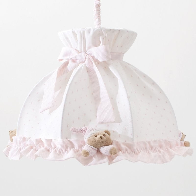 Nanan Lampadario Cupola Rosa - Linea Puccio Nanna