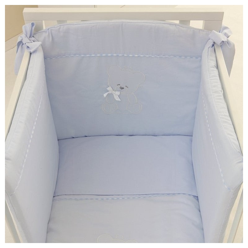 Nanan Set Piumone 4pz Azzurro - Linea Coccolo