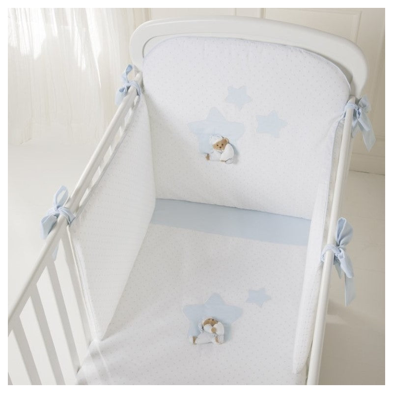 Nanan Set Piumone 4pz Azzurro - Linea Puccio Star