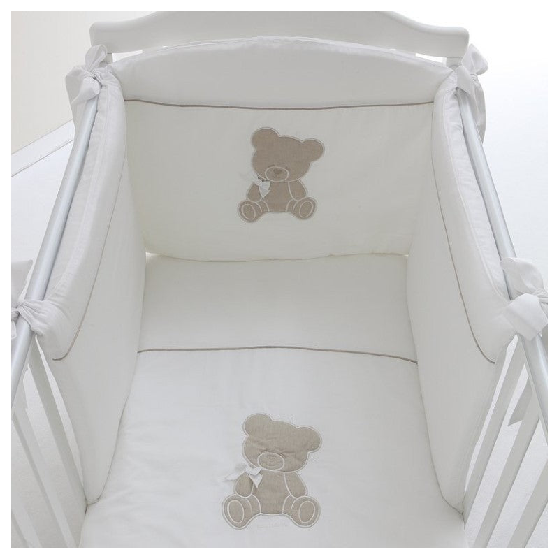 Nanan Set Piumone 4pz Bianco - Linea Coccolo
