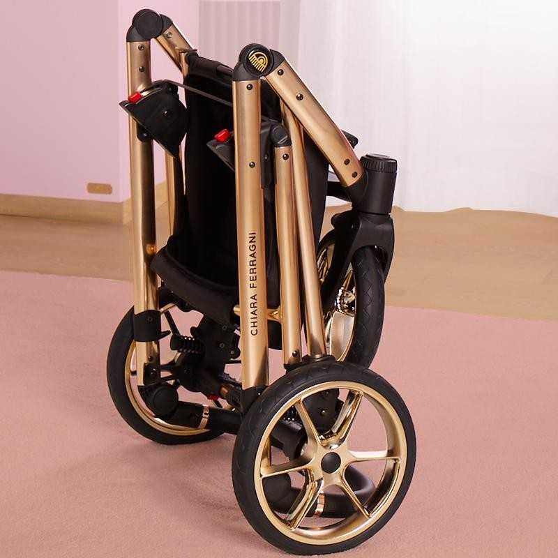 Nanan Trio Rosa con Telaio Oro Chiara Ferragni