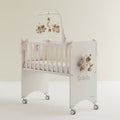 Nanan Lettino Co-Sleeping Puccio Rosa Con Materasso e Set . Piumone