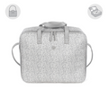 Pasito a Pasito Valigia in Ecopelle Grigio - Linea Flower Mellow