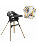 Stokke Clikk Black Natural con cuscino omaggio Multicircles